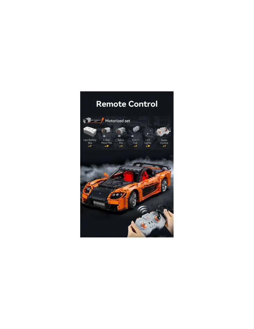 CaDA Bricks Voiture Mazda RX-7 3305 pièces - CaDA Master