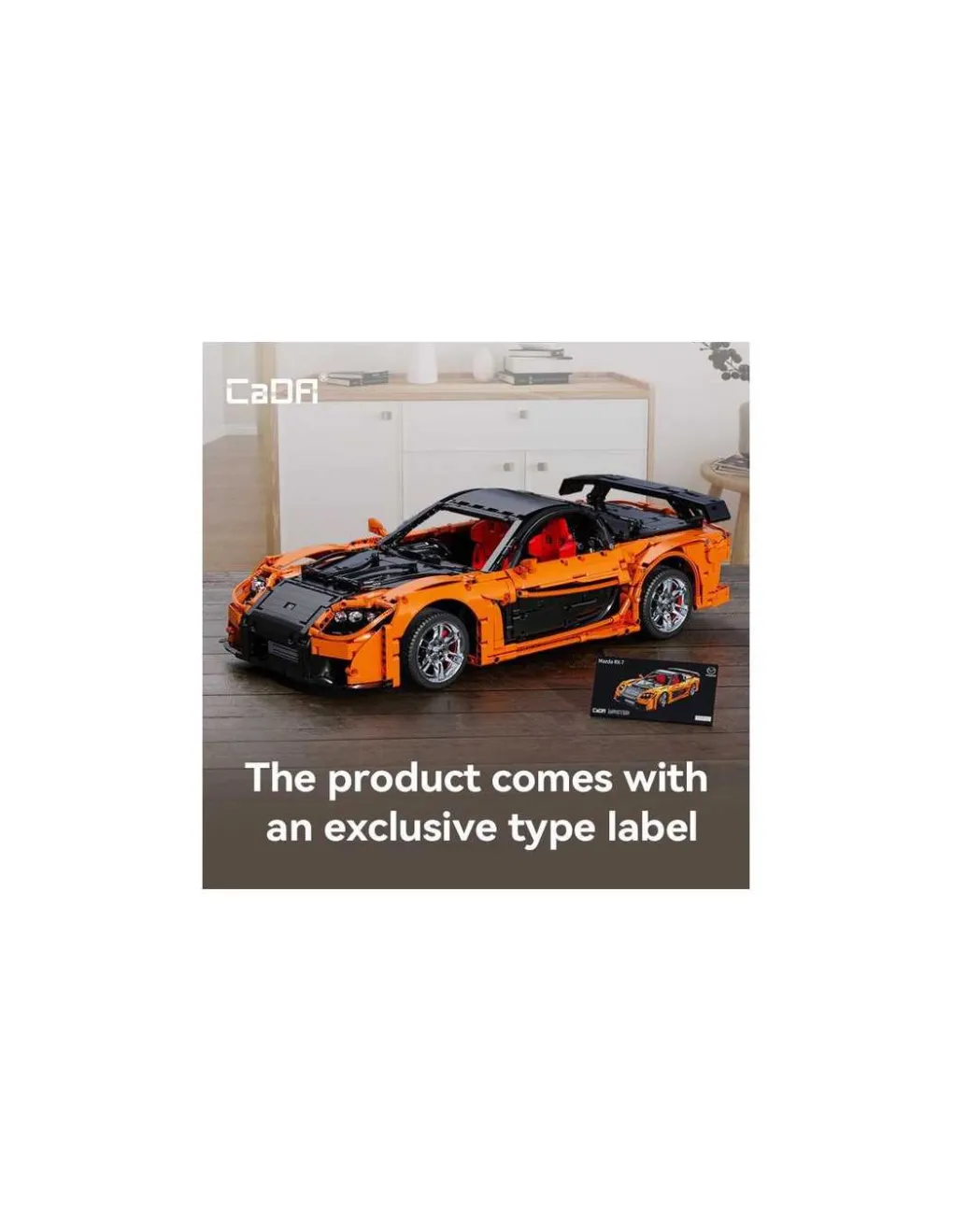 CaDA Bricks Voiture Mazda RX-7 3305 pièces - CaDA Master