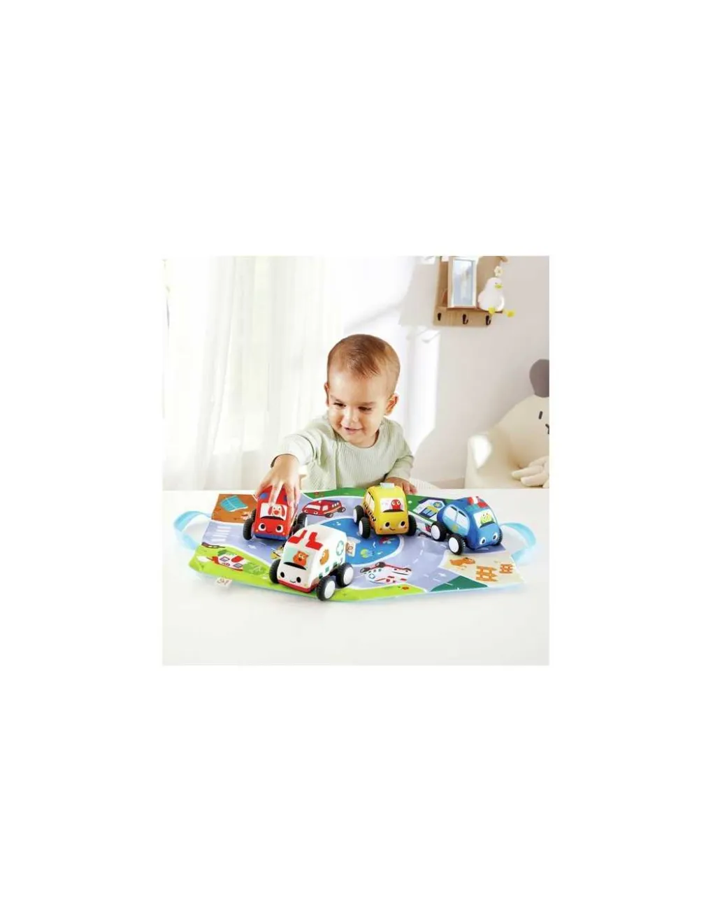 Hape Toys Voitures à rétrofriction et circuit - Hape Hot