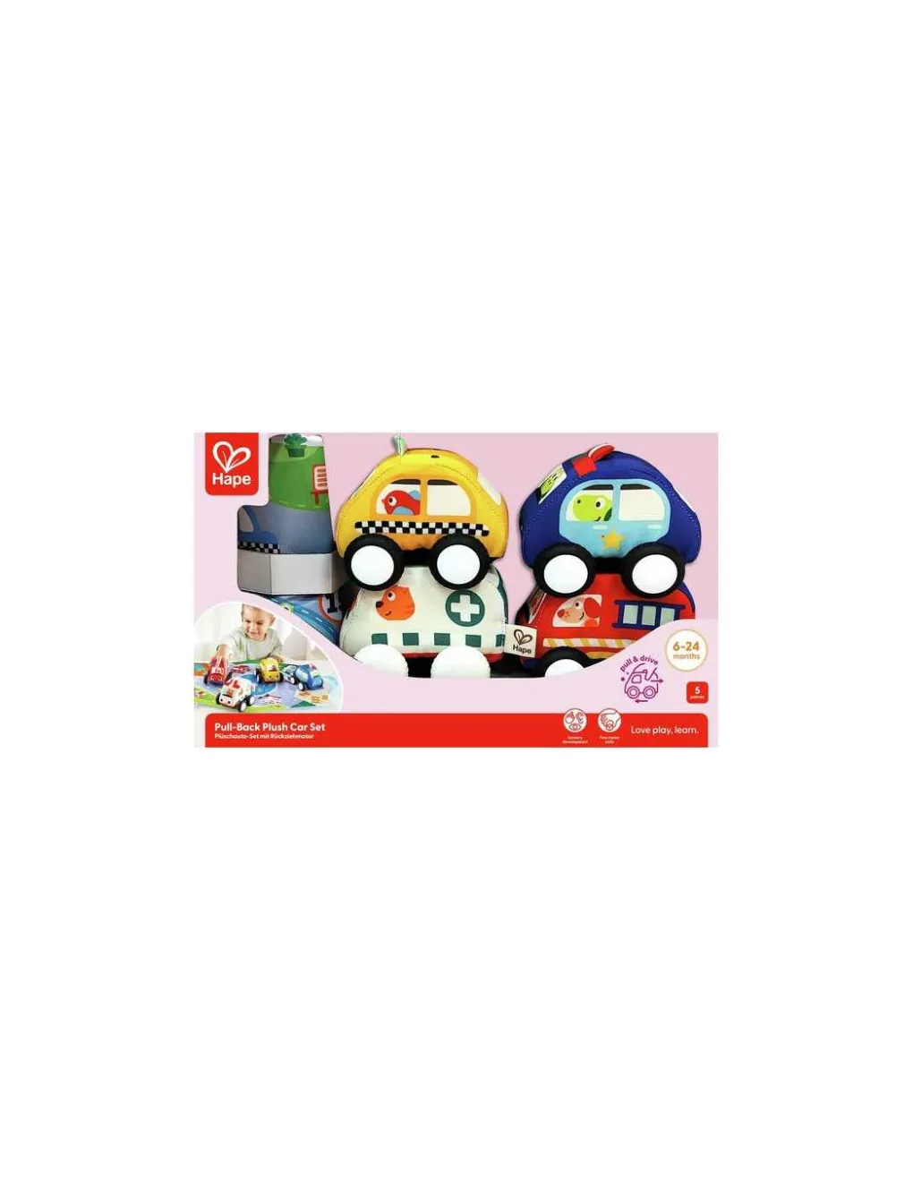 Hape Toys Voitures à rétrofriction et circuit - Hape Hot