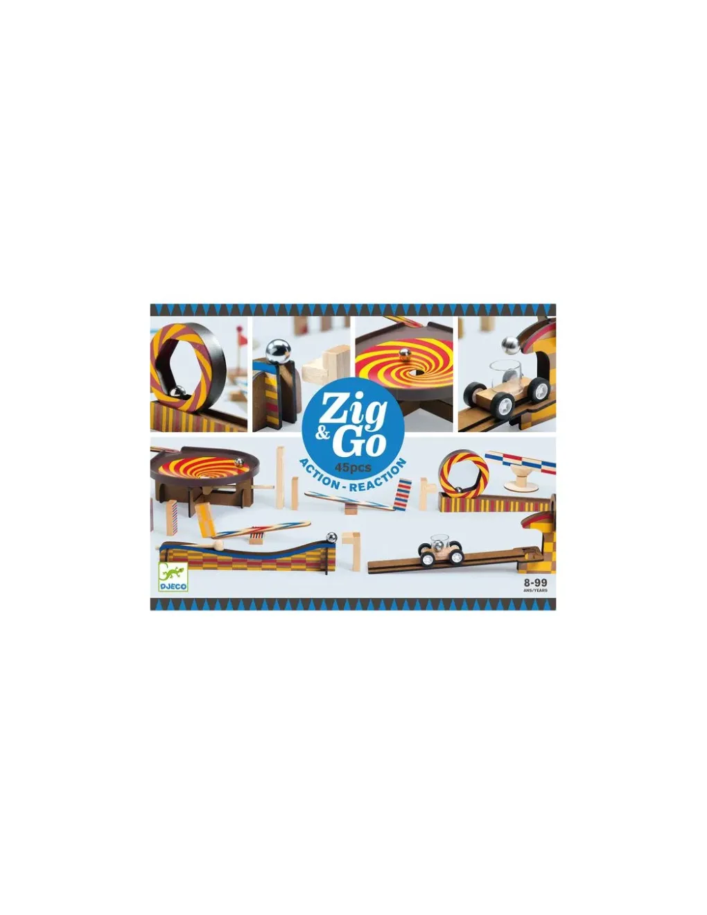 Djeco Zig & Go 45 pièces - Online