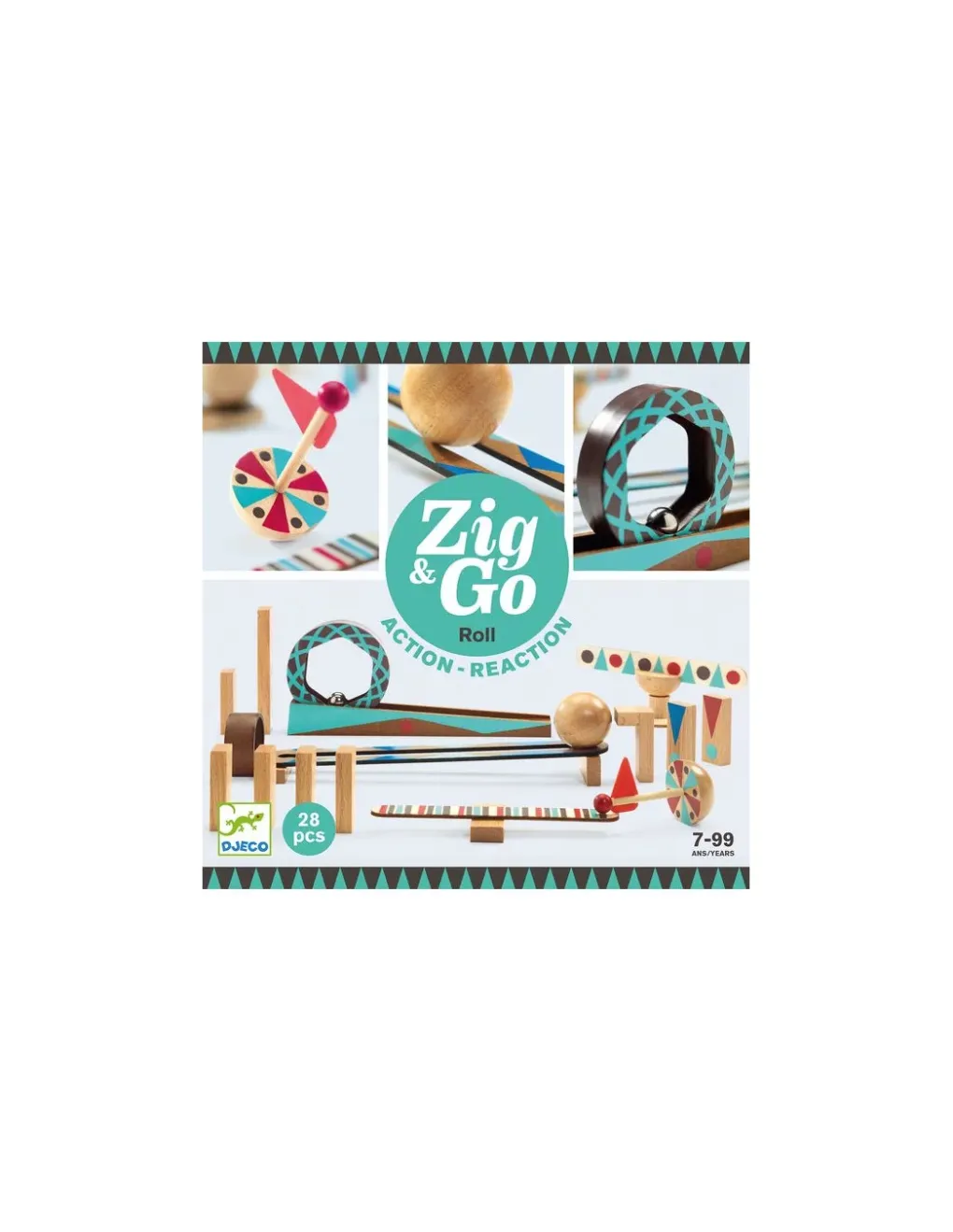 Djeco Zig & Go 28 pièces - Outlet